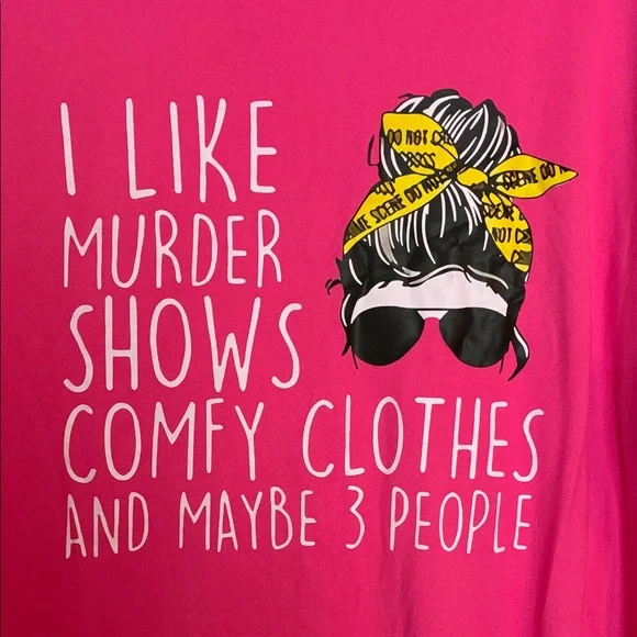 Women’s Graphic Pink T-Shirt Size 2XL - Picture 2 of 3